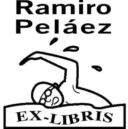 sello natacion ex libris