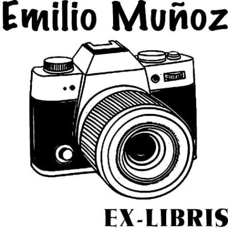 sello camara fotos ex libris